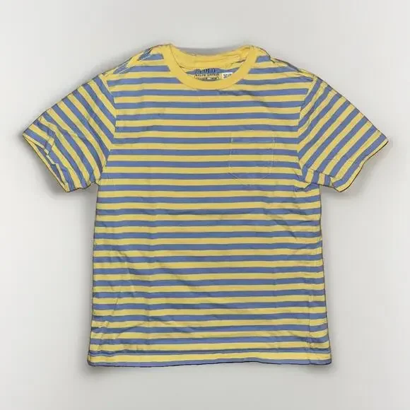 Kids Striped Polo Ralph Lauren T-Shirt Blue Yellow