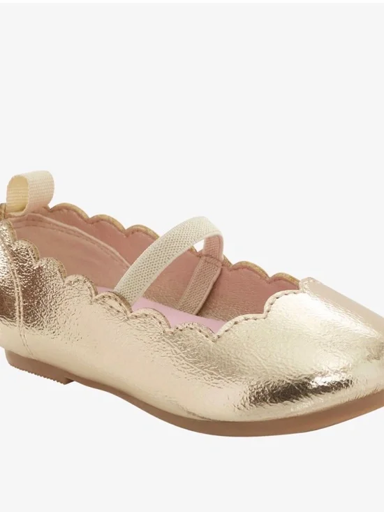 Carters Gold Toddler Ballet Flats