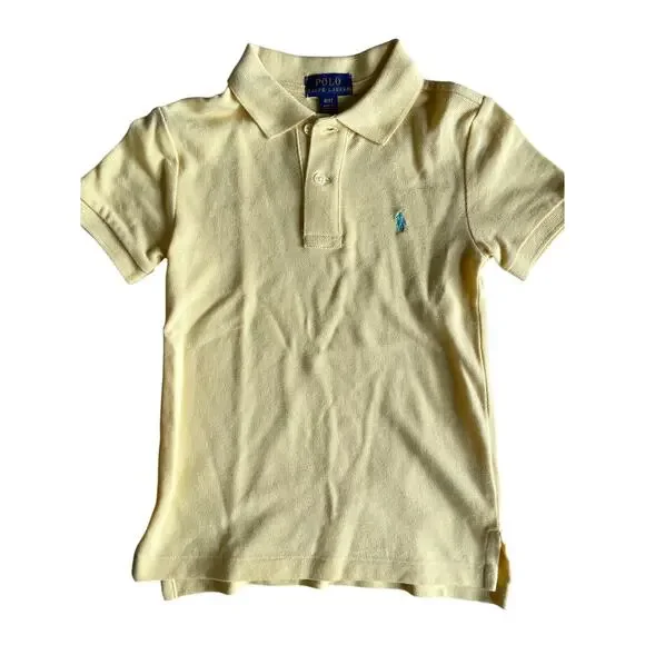 Toddler Boy's Butter Yellow Polo Ralph Lauren Polo Shirt Size 4T
