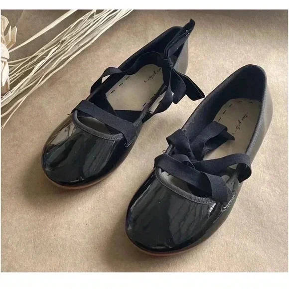 me Zara Patent Leather Ballet Flats Size 32 | 1