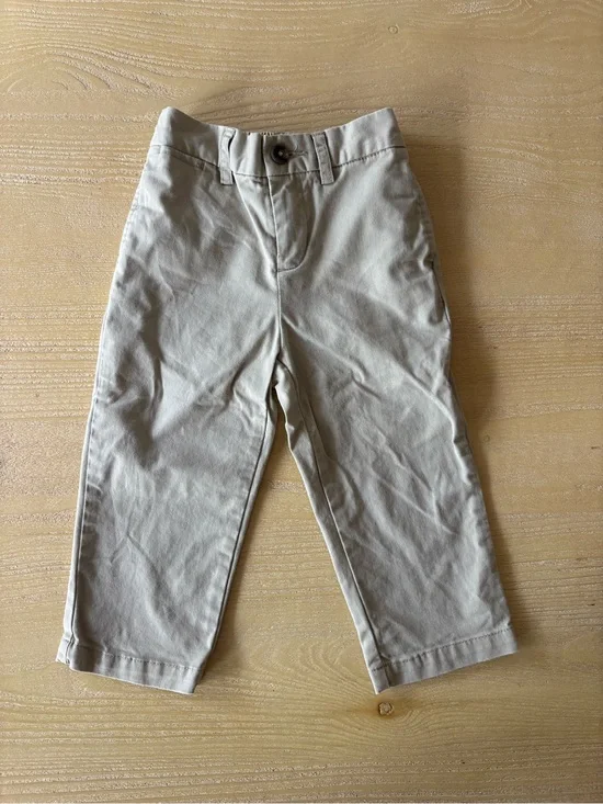 Polo Ralph Lauren Toddler Boys Khaki Chino Pants Size 18M