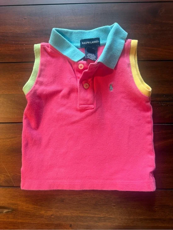 Ralph Lauren 2T Colorblock Polo Tank