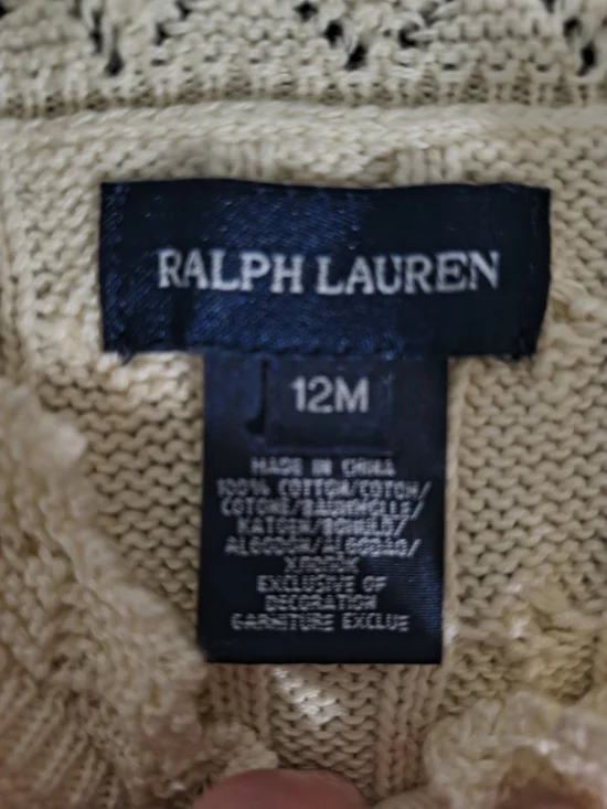 Ralph Lauren Cream Knit Women's Sweater