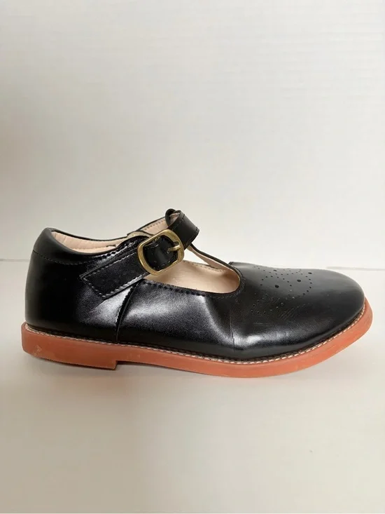 Mary Jane Dress Shoes School Uniform Round Toe Classic Black Girls Kids Size 1
