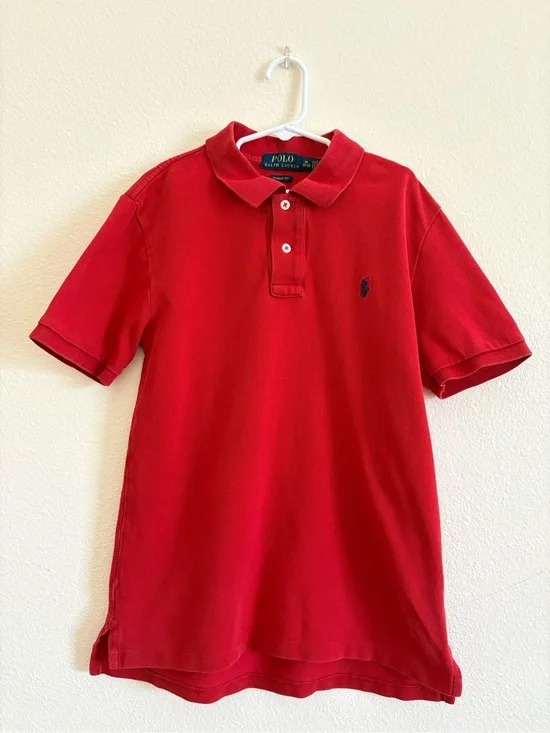 Kids Ralph Lauren Red Polo Shirt