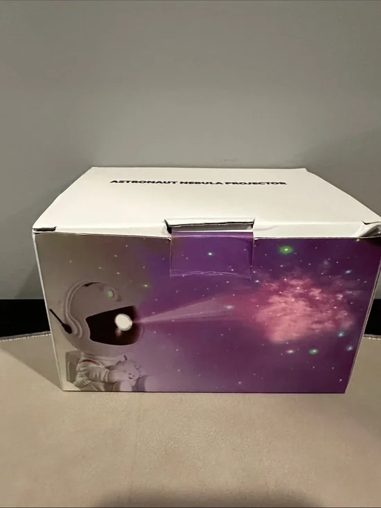 Astronaut Nebula Projector - Purple Night Light