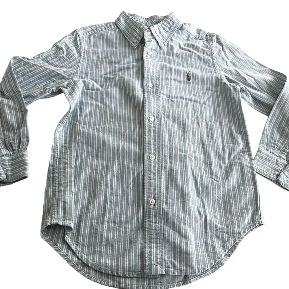 Ralph Lauren boys striped oxford shirt size 6