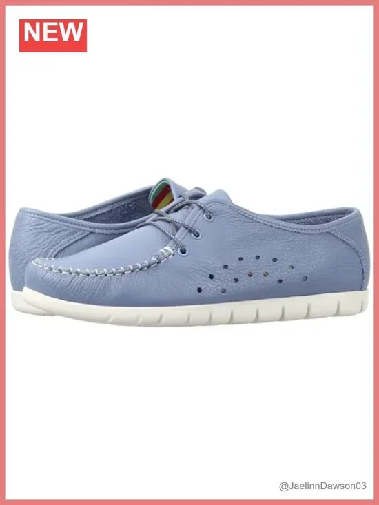 SAS Breezy Women's Leather Mocc Lace-Up Comfort