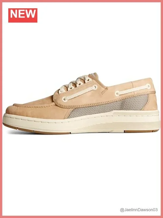 Sperry Boat Shoes Leather Suede Slip-On Loafers