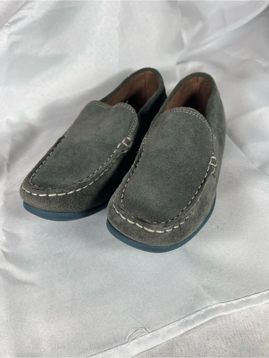 Florsheim Kids Jasper Jr. Suede Loafers Grey Big Kid Size 5M 16564-061