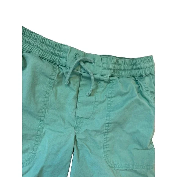 Boys RALPH‎ LAUREN Polo Sz 8 Shorts Elastic Drawstring Waistband Green Logo