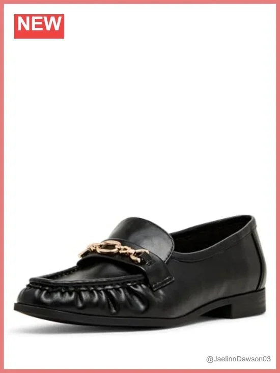 Anne Klein Better Penny Loafer Women's Slip-On PU Leather Flat Shoes