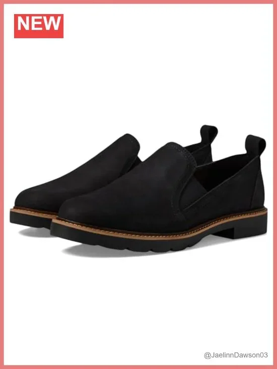Waterproof Leather Loafers for Women - Cushioned Slip-Ons