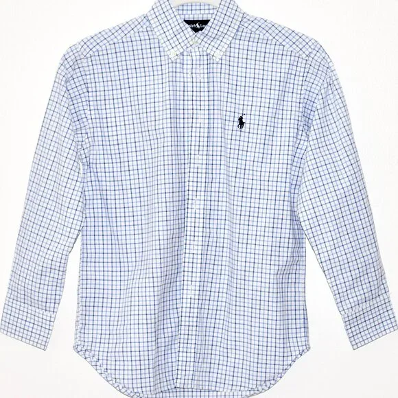 Ralph Lauren Long Sleeve Plaid Shirt - Small (8)