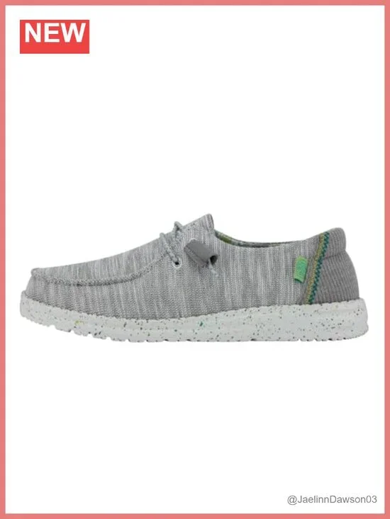 Womens Wendy Stretch Mocc-On Shoes with Memory Foam Insole