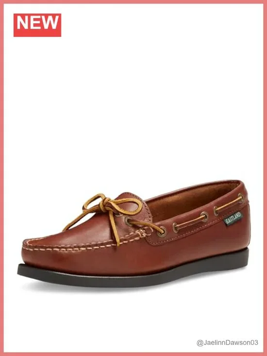 Women's Yarmouth Leather Loafers Slip-Ons Handsewn Mocc