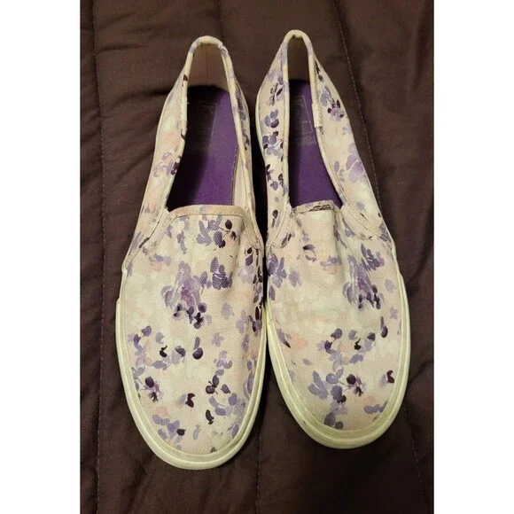 Keds Womens Floral Slip On Shoes Size 11