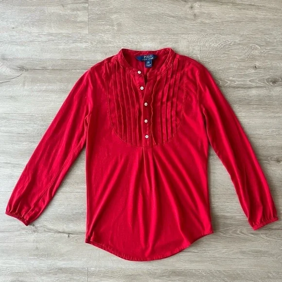 Ralph Lauren Girls’ Size M Long Sleeve Shirt