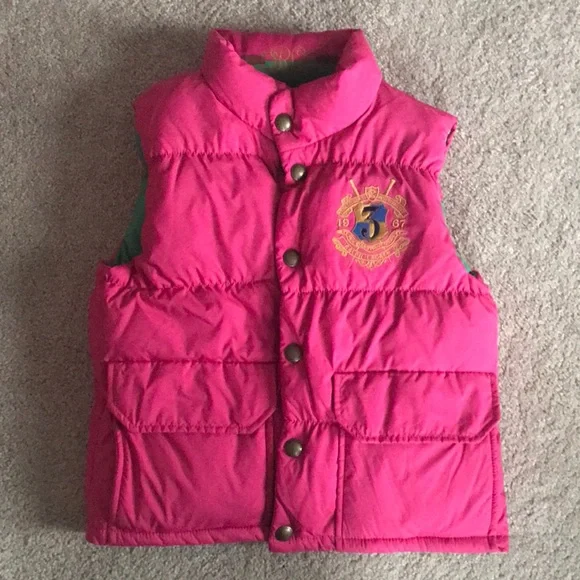 Ralph Lauren Reversible Puffer Vest (size M/8-10)