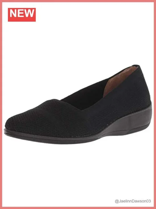 Womens Slip-On Loafer Ballet Flat Memory Foam Cushioned