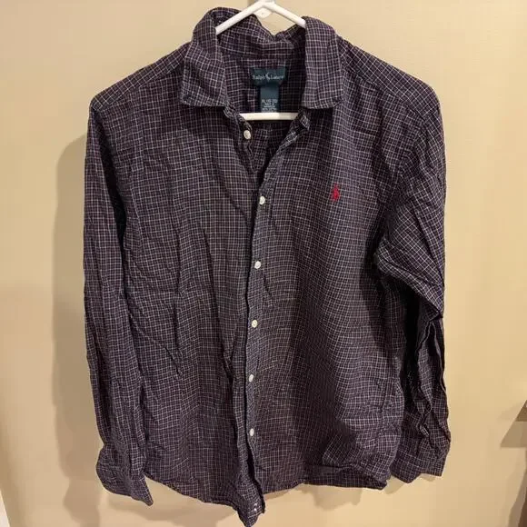 Ralph Lauren Boy’s Long Sleeve Button Down Size XL