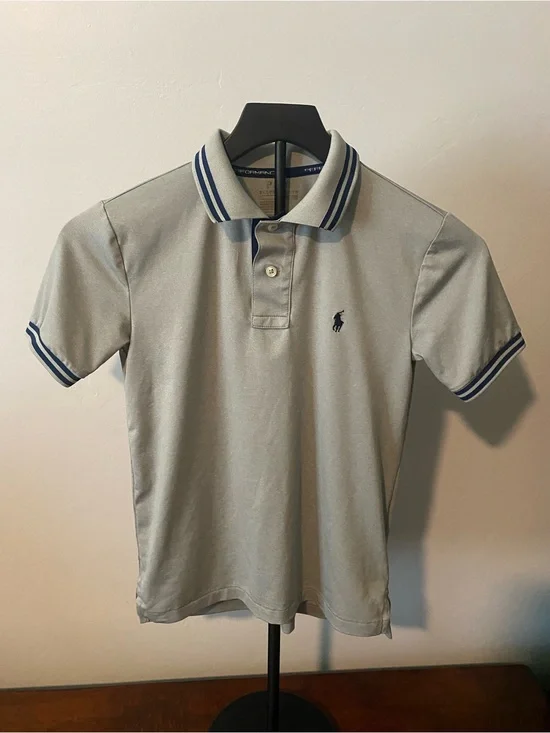 Polo by Ralph Lauren Performance Boys' Light Gray Polo Shirt