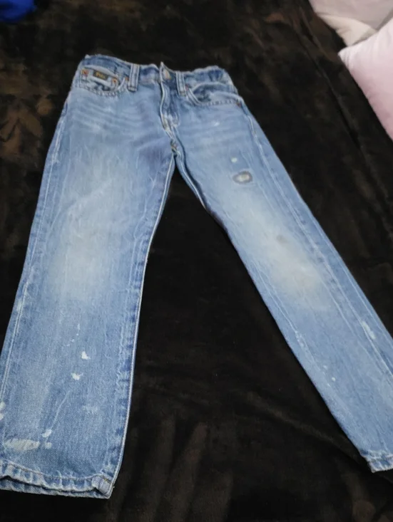 Ralph Lauren Light Blue Distressed Kids Jeans