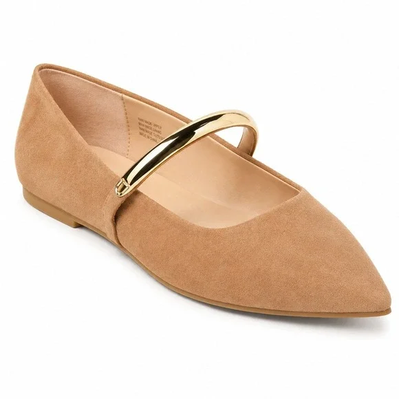 Women's A New Day Cassidee Flats Taupe Size 9.5‎ New With Tags