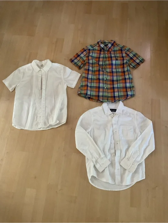 Ralph Lauren, H&M, children’s place Boys Button-Down Shirt lot size 8