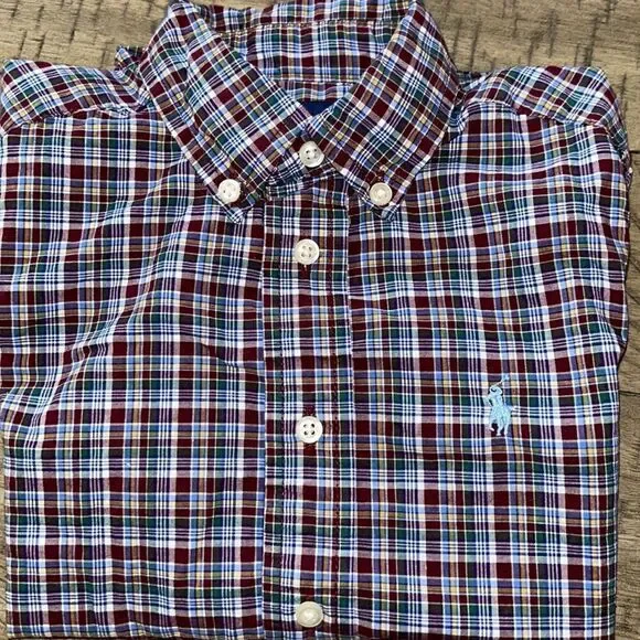 Ralph Lauren 💯 Cotton Natural Stretch Short Sleeve Shirt Unisex