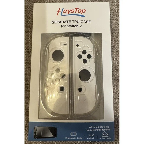 New Heystop White Separate TPU Case Nintendo Switch 2