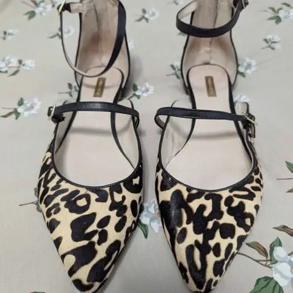 Louise et Cie Leopard Flats size 13 Women's