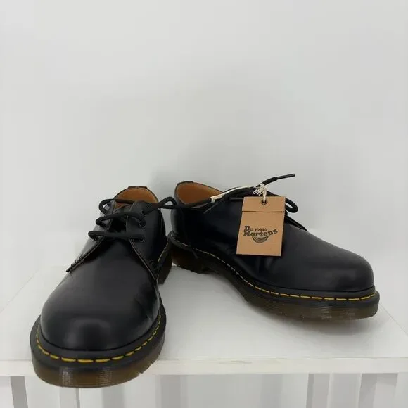 Dr. Martens Smooth Black Leather Shoes