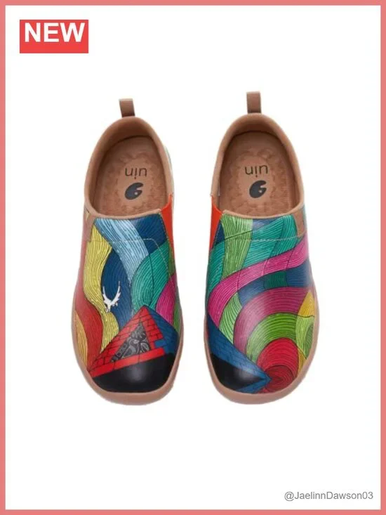 Women's Artistic Microfiber PU Slip-On Loafers | Lightweight Comfortable Casual