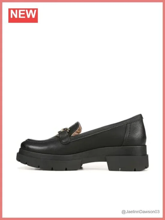 Naturalizer Women's Water Repellent Lug Sole Slip On Loafers