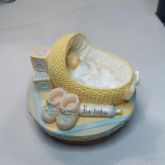 Vintage Our America newborn baby scene 