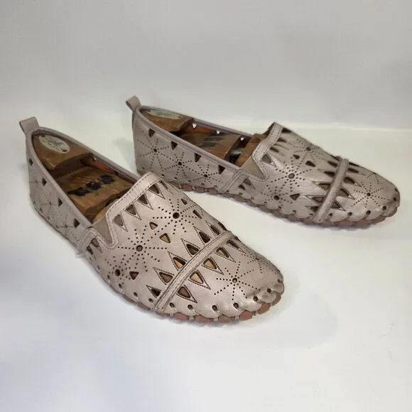 Spring Step Women's Leather Fusaro Loafer Shoe Comfortable Slip-On Shoes 42