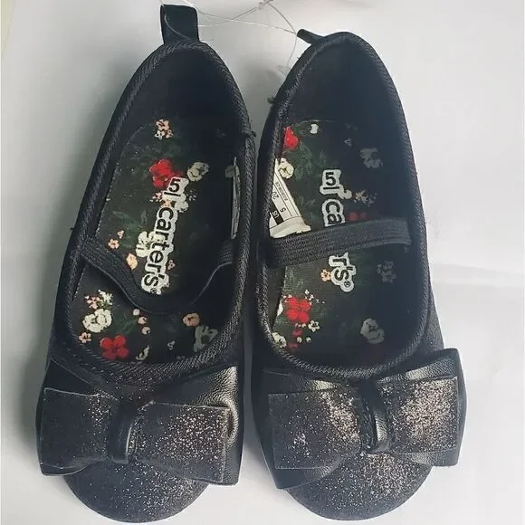 Carters toddler girls size 5 glitter dress shoes