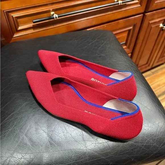 Rothy's Women's Red Flats