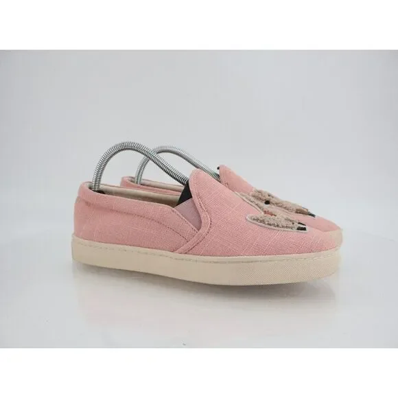 Soludos Llama Slip On Sneakers Women's Size 9 Dusty Pink Slip On Comfy Shoes