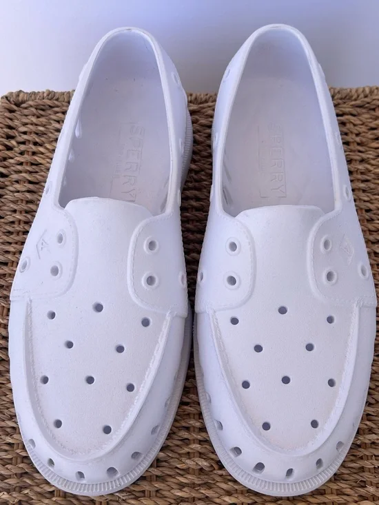 Sperry‎ Top-Siders Women’s Authentic Original Float Boat Shoe White Size 9M