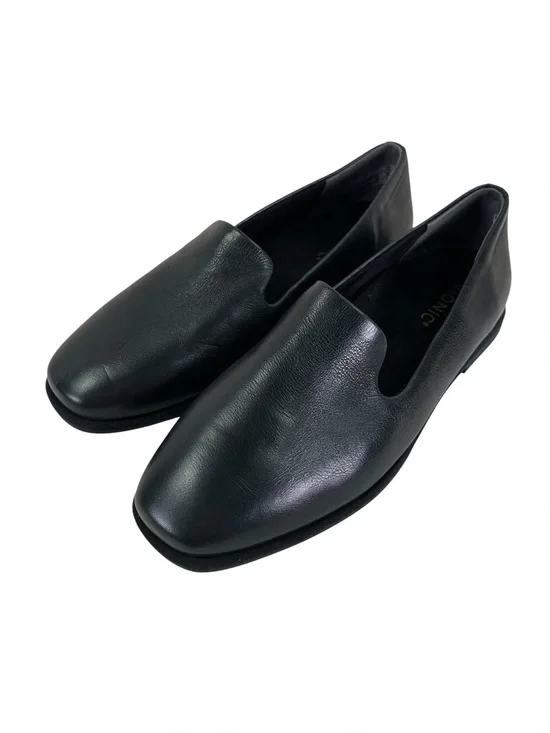Vionic Willa 2.0 Loafers Women 8.5 M Black Leather VIO MOTION Comfort Flats