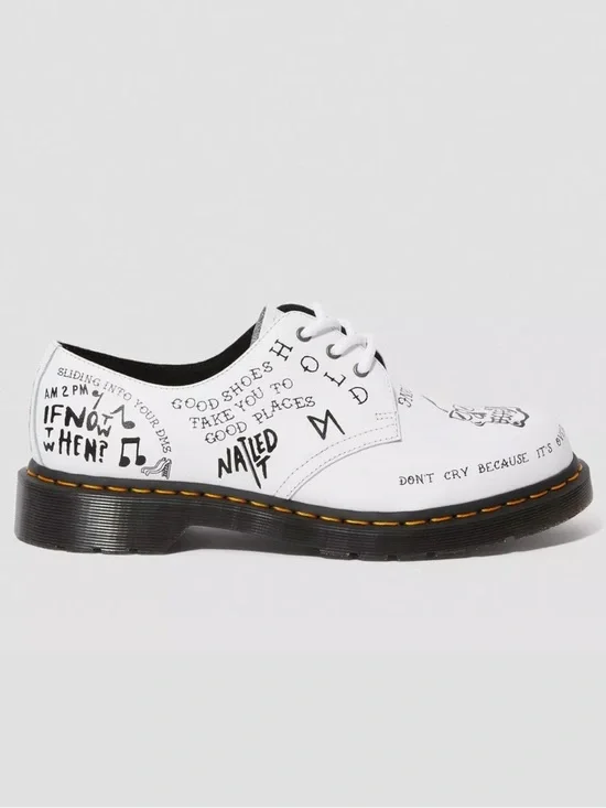 Dr. Martens 1461 Scribble Tattoo Flash Art Women’s size 7 NEW!!!