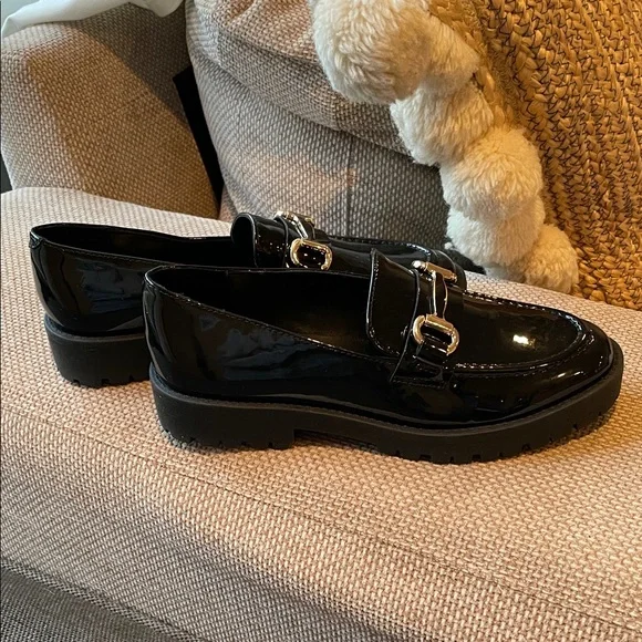 Bandolino Franny Black Patent Leather Loafers