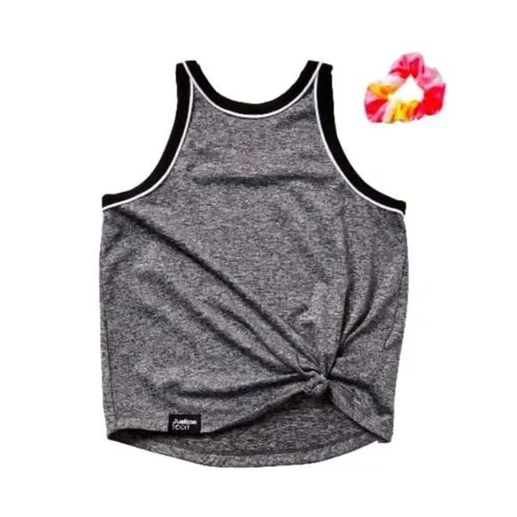 Justice Girls J-Sport Essential Active Tank Top Shirt Size 7/8