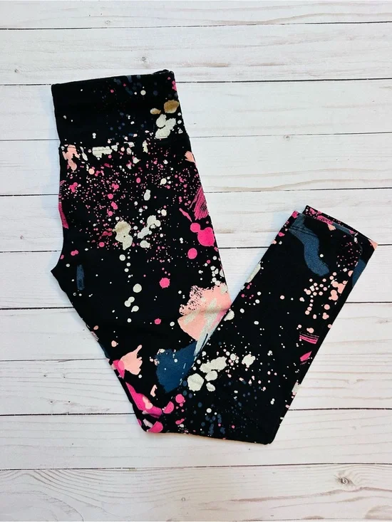 Justice Splatter Paint Leggings (size 8)