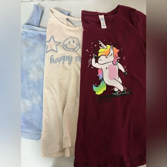 Justice Top for girls Bundle of 3 Size M-8