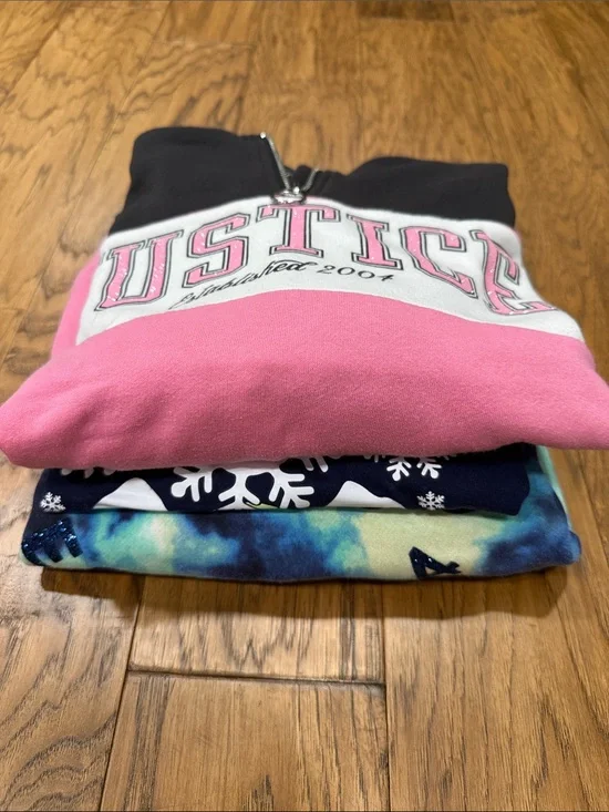 Justice Bundle size XL Girls tops sweatshirts
