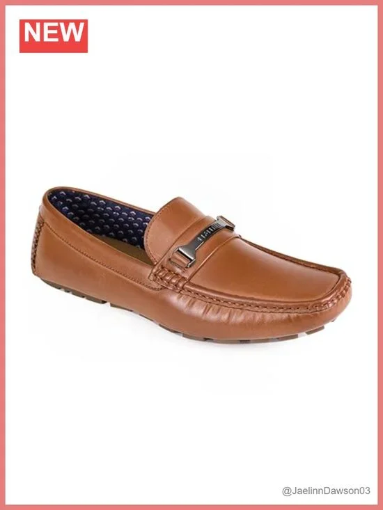 Faux Leather Penny Driver Loafer with Memory Foam Cushioned Insole