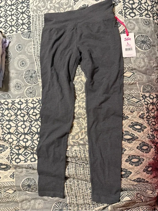 Justice Charcoal Gray Girls' Leggings